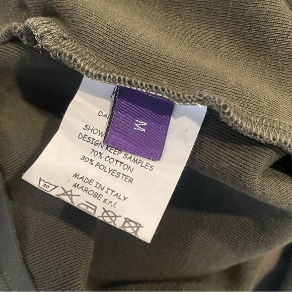 Men's Ralph Lauren Purple Label RLX Medium Olive Green Jogger Pants - Picture 5 of 12